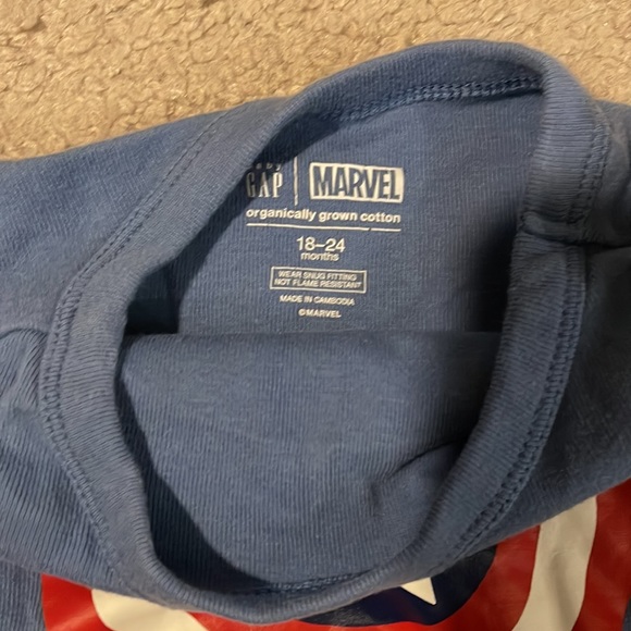 Gap Captain America Toddler PJ’s Set - Picture 5 of 9